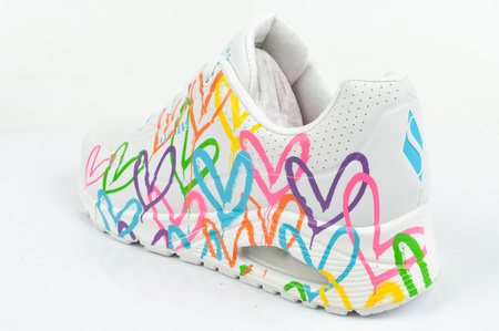 Skechers Uno Damen-Sportschuhe [177981/WMLT] weiß.