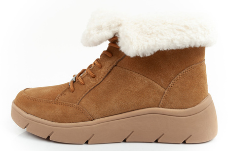 Scholl Stelvio Damen-Sportschuhe, Stiefeletten [F302321013], isoliert, braun.