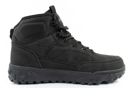 Lee Cooper Herren Winter-Wanderschuhe mit isoliertem Knöchelriemen, Schwarz