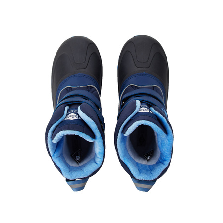 Lee Cooper Winterstiefel für Kinder – gefütterte Schneestiefel in Marineblau mit Klettverschluss