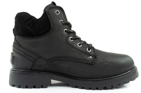 Wrangler Yuma Herren Chelsea Boots, elegante Lederstiefelette, Schwarz