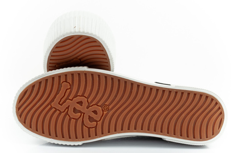 Lee Damen-Sneaker Isla, Schwarze Plateausohle, Komfortabel