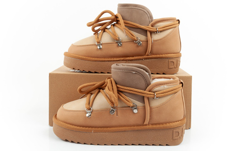 D.Franklin Damen-Winterstiefel – Modische, gefütterte Stiefeletten