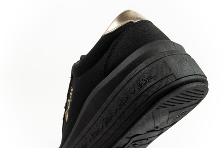 Lee Cooper Damen-Sneaker, modisches Schwarz, bequem