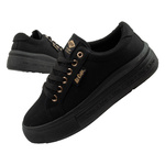 Lee Cooper Damen-Sneaker, modisch, Schwarz