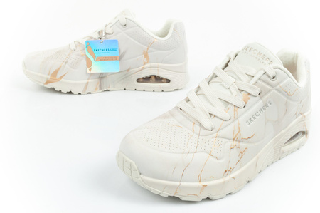 Skechers Uno Damen Sportschuhe [155584/OFWT], weiß.