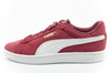 Puma Smash 3.0 Herren-Sneaker, Leder, Burgunderrot
