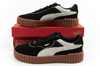 Puma Carina 3.0 Damen-Sneaker, Leder, Schwarz, Modisch