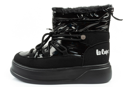 Lee Cooper Damen Winter-Wanderschuhe mit isoliertem Lackleder