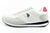 U.S. Polo Assn. Herren-Sneaker, modisch, bequem, weiß