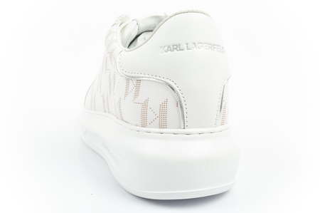 Karl Lagerfeld Kapri Herrenschuhe Sneakers Naturleder weiß [KL52563 01W]