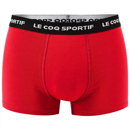 Le Coq Sportif Boxershorts Unterhosen Herren 3er-Pack rot grau marineblau