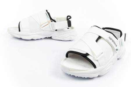 Adidas Ozweego Sandal Damen Sandalen [H67276], weiß.