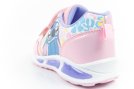 Leomil Stitch Kinder-Sportschuhe – Leichte Sneaker mit Klettverschluss und LED-Beleuchtung