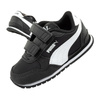 Puma ST Runner [384903 01] Kinder-Sportschuhe mit Klettverschluss, schwarz.