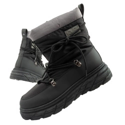 Lee Cooper Damen Winter-Wanderschuhe, Schwarz und Grau