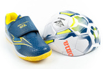 Joma Hallen-Fußballschuhe Gol JR 2603 im Set mit einem Ball