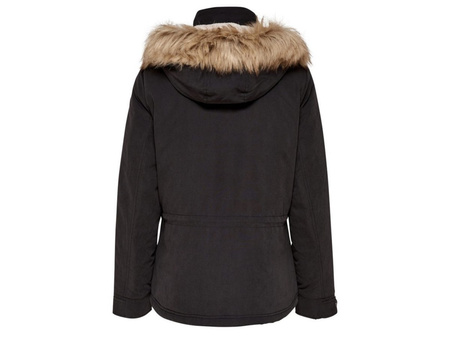 Damen Winterparka Only [15136160 BLACK] mit Fell, schwarz.