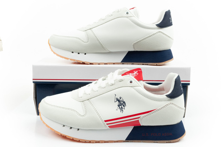 U.S. Polo Assn Sportschuhe, Herren-Sneaker, modisch, bequem, weiß