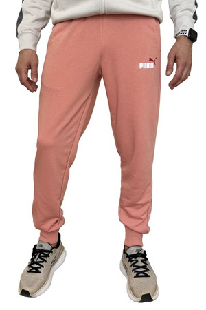 Herren Sport-Jogginghose Puma Ess+ 2 Col Logo [586768 62], pfirsich.