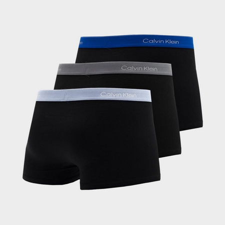 Calvin Klein Herren-Boxershorts „Relaxed“ – 3er-Pack – modisch, aus Baumwolle, in Schwarz und Blau