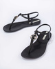 Ipanema Sandal Class Damen-Flip-Flops in modischem Schwarz mit Gold