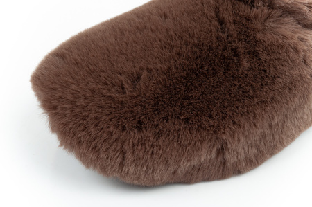 Scholl Molly Bootie [F303521011] isolierte Hausschuhe für Damen, braun.