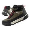 Lee Cooper Winter-Schneestiefel für Kinder, Klettverschluss-gefüttert, isoliert, modisches Khaki