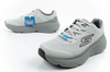 Skechers Herren-Laufschuhe mit Max Cushioning, Hellgrau