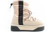 D.Franklin Damen Winterstiefel, modische, isolierte Stiefeletten in Gold
