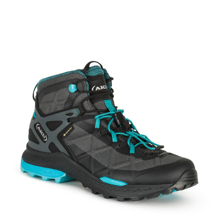 Aku Rocket Gore-Tex Damen-Wanderschuhe, Grau, Blau