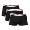 Diesel Shawn Herren-Boxershorts, 3er-Pack, Schwarz
