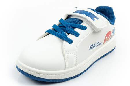 Leomil Kinder-Sneaker „Sonic“ mit Klettverschluss in Weiß