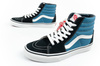 Vans Sk8-Hi Damen Sportschuhe Sneakers Leder Fashion Blau [VN000D5INVY1]