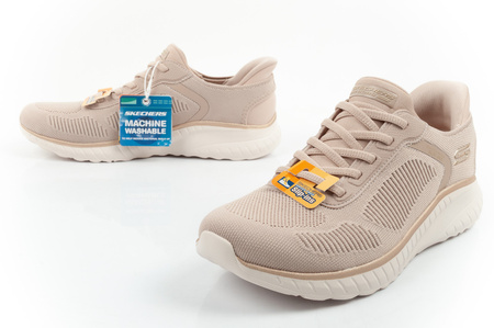 Skechers Bobs Squad Chaos Slip-Ins Damen-Sneaker Beige