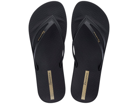 Ipanema Damen-Flip-Flops Bossa Soft V, bequem, schwarz, modisch