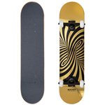 Rocket Twisted Foli Gold 7,5" Skateboard [RKT-COM-1555], mehrfarbig.