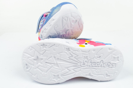 Kinderschuhe Skechers Twilight [302681N/BLMT] leuchtend, glitzernd, mehrfarbig.