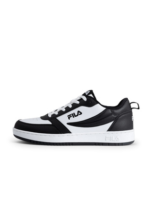 Fila Rega Herren-Sportschuhe, Sneaker, modisch, bequem, strapazierfähig, Schwarz-Weiß