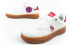 Skechers Courtside-Cali Dudez Herren-Sneaker in Weiß mit Snoop-Dogg-Design