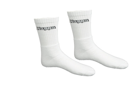Kappa weiße lange Socken [34113IW 900] 3er-Pack