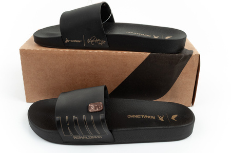 Rider Herren R10 Slide Sport-Flip-Flops – Bequemes Schwarz