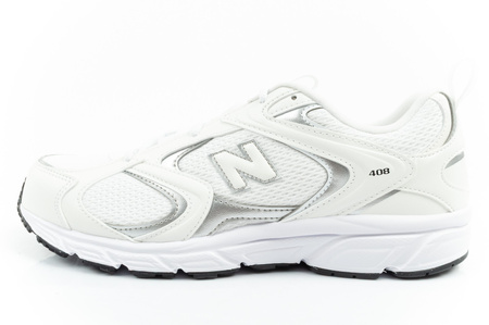New Balance Herren-Sportschuhe, strapazierfähig, modisch, Weiß und Silber