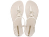Ipanema Sandal Class Damen-Flip-Flops in Beige mit Gold
