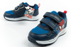 Leomil Kinder-Sportschuhe Spiderman Sneaker, leicht, mit Klettverschluss, schwarz/blau