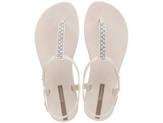 Ipanema Sandal Class Damen-Flip-Flops in Beige mit Strasssteinen