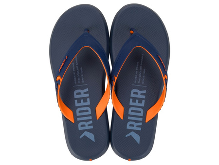 Rider Herren-Flip-Flops R1 Prime – Bequeme Hausschuhe in Marineblau und Orange