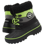 Lee Cooper Kinder-Schneestiefel [LCJ-24-44-2856], Schwarz und Grün.