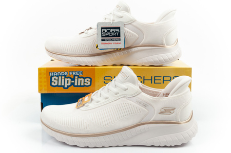 Skechers Bobs Squad Chaos Slip-Ins Damen-Sneaker in Weiß