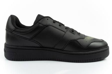 Tommy Hilfiger Herren-Sneaker TJM Retro Basket Ess, modisches Schwarz